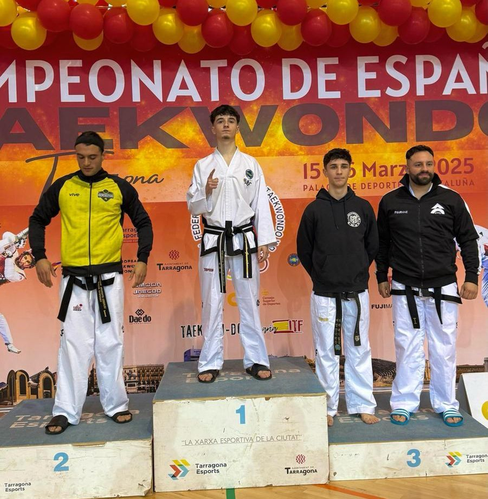 Otro de los podios con representación almeriense durante el Campeonato de España celebrado en Tarragona.
