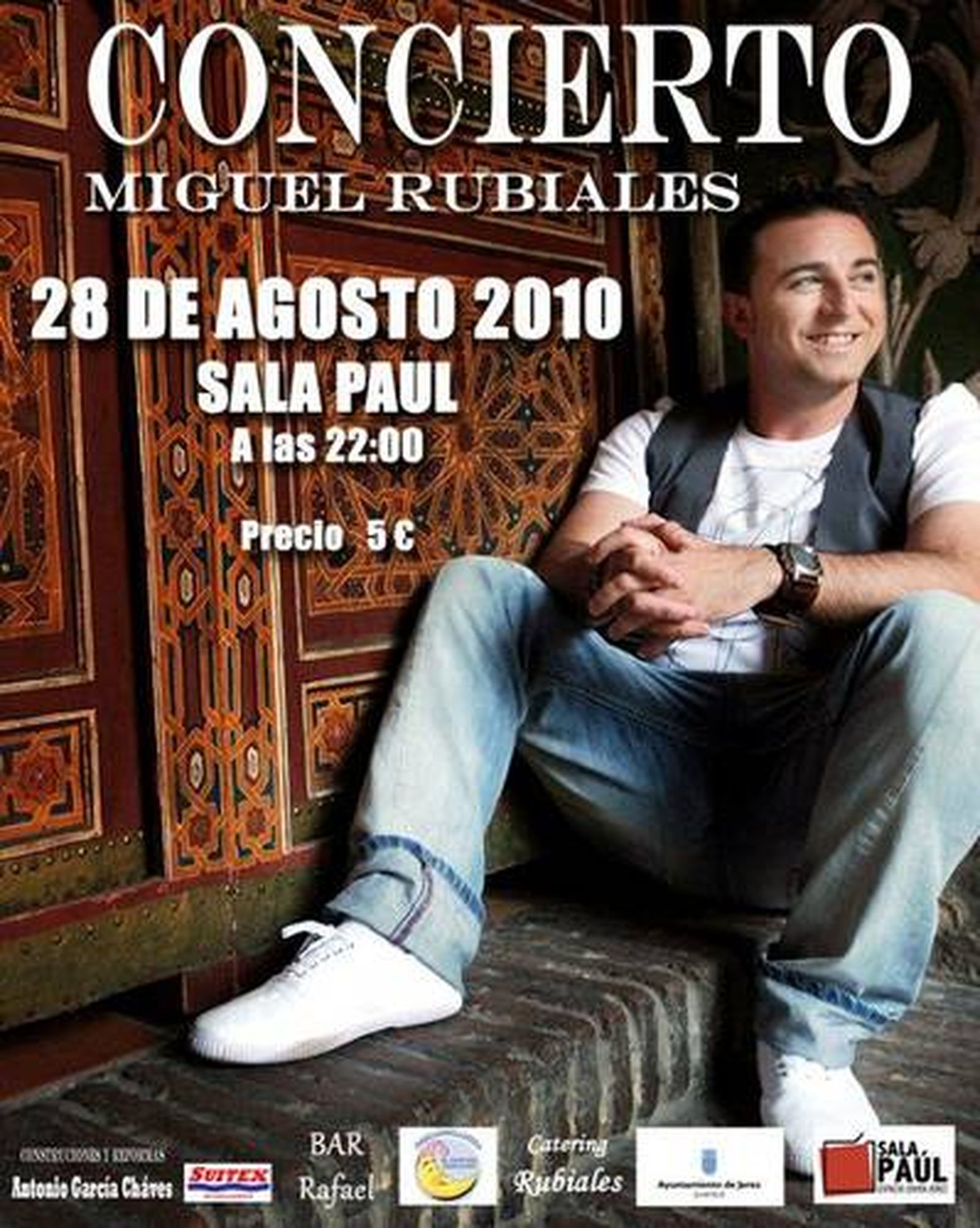 Miguel Rubiales presenta su primer disco el próximo sábado en la Sala Paúl