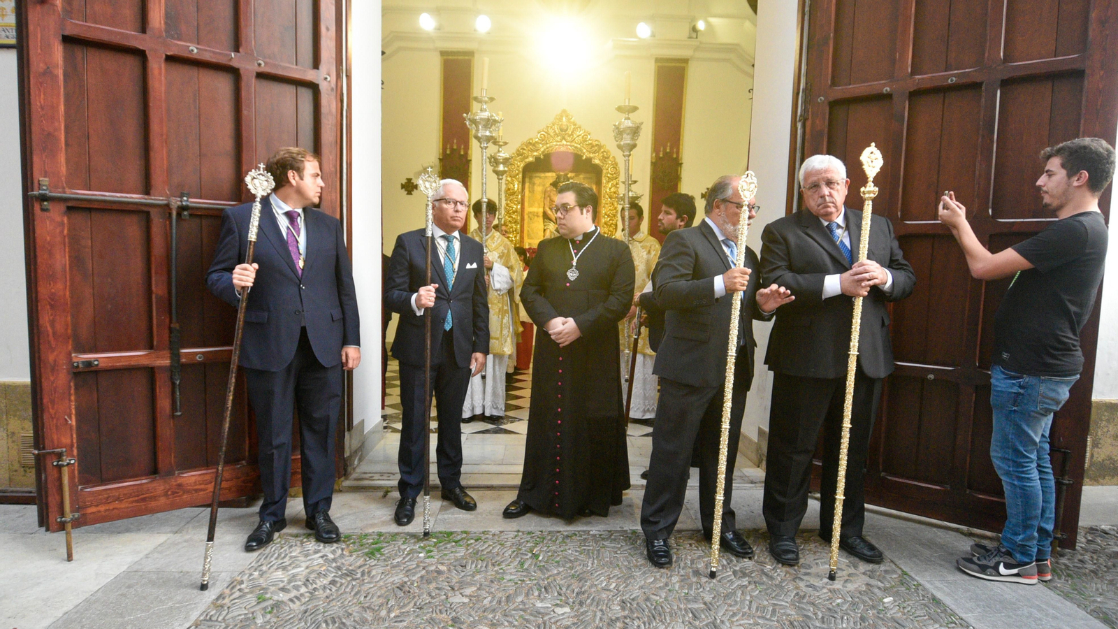 Procesión de La Virgen del Rosario de Europa en Algeciras