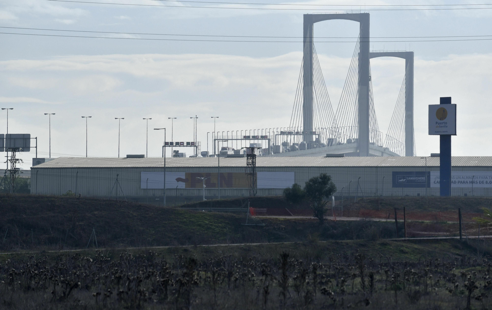 El puente del Centenario, un paso colapsado en la actualidad por su deficiente planificación.