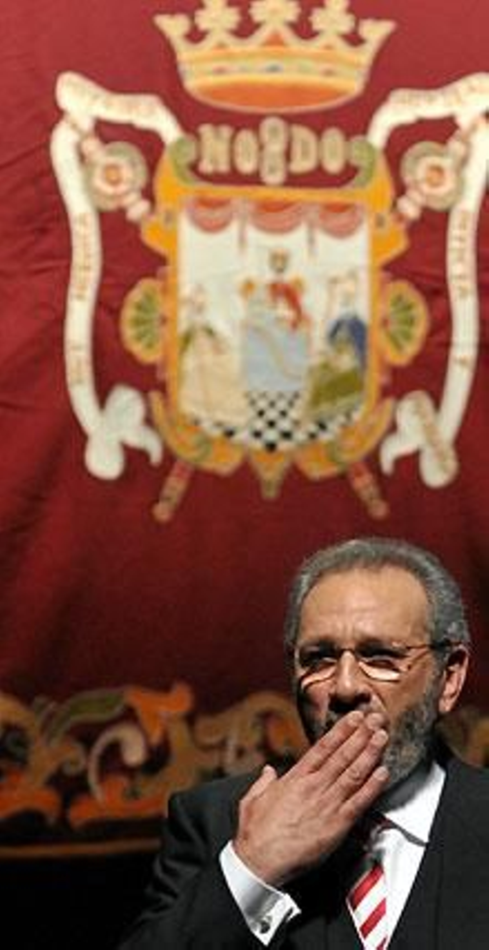 Antonio García Barbeito, tras finalizar el Pregón.

Foto: Manuel Gómez