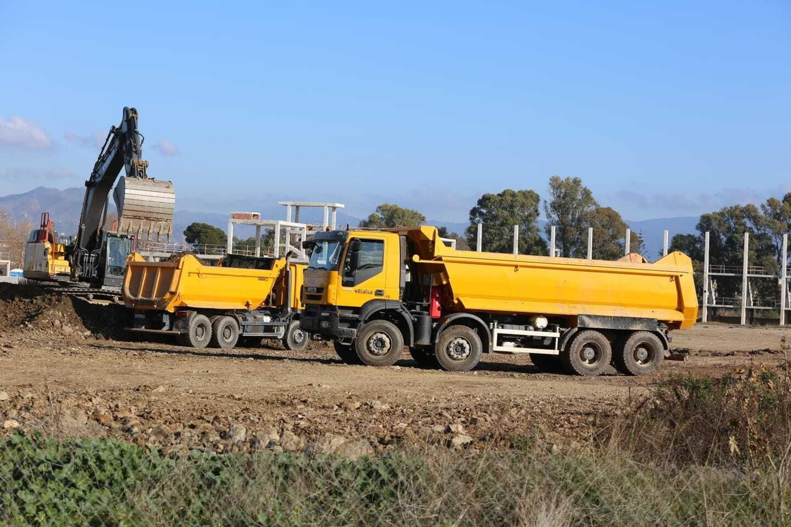 Las fotos del regreso de las obras en la Academia del Málaga