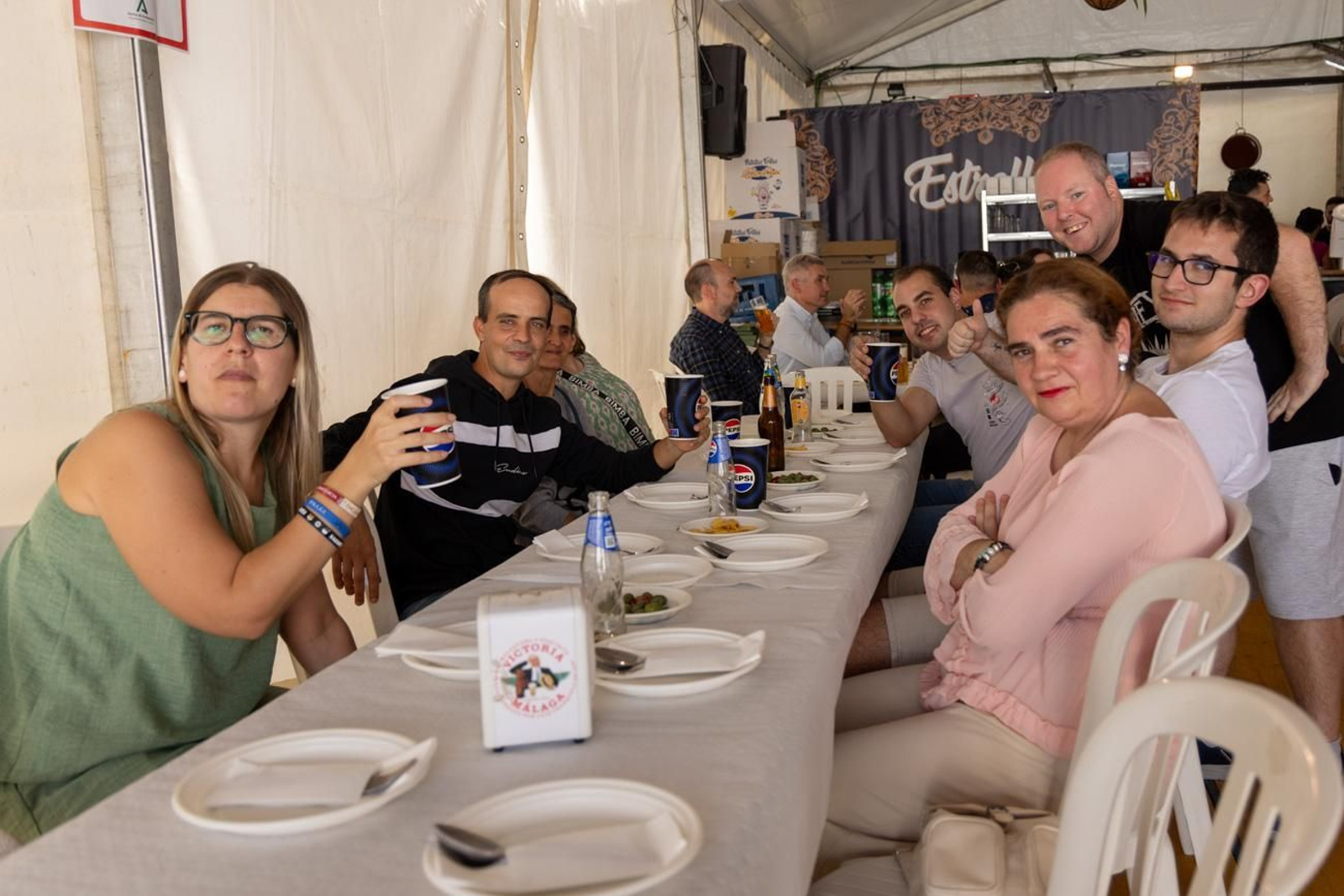 Las casetas de la Feria se llenan de comidas