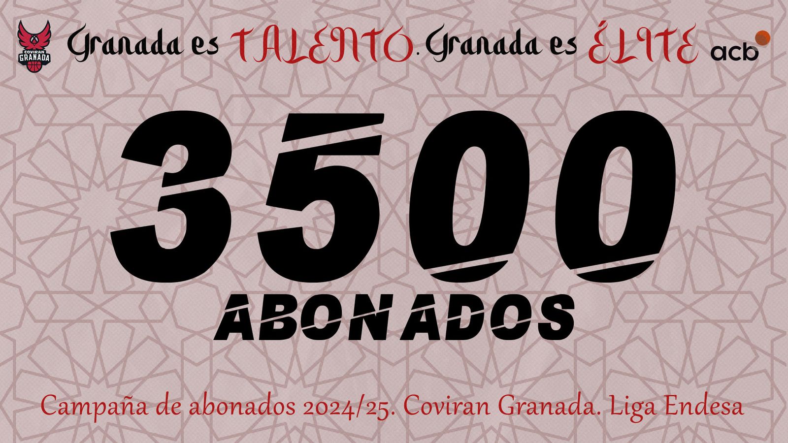 Así anunció el Covirán Granada su cifra de abonados