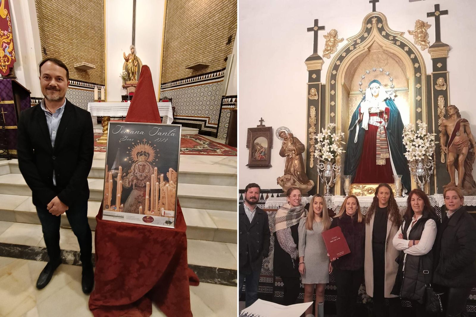 Arranca la Semana Santa de Beas con la presentación del cartel y la pregonera de la Semana Mayor