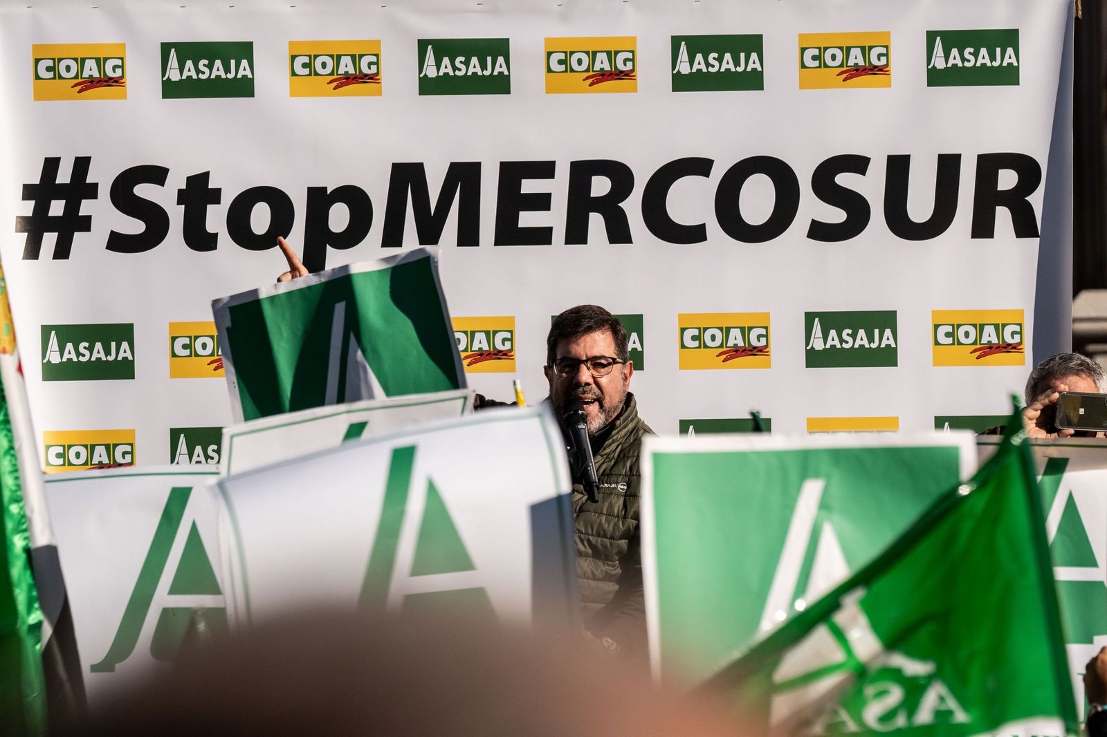 Las organizaciones agrarias ASAJA y COAG, contra el acuerdo de Mercosur.