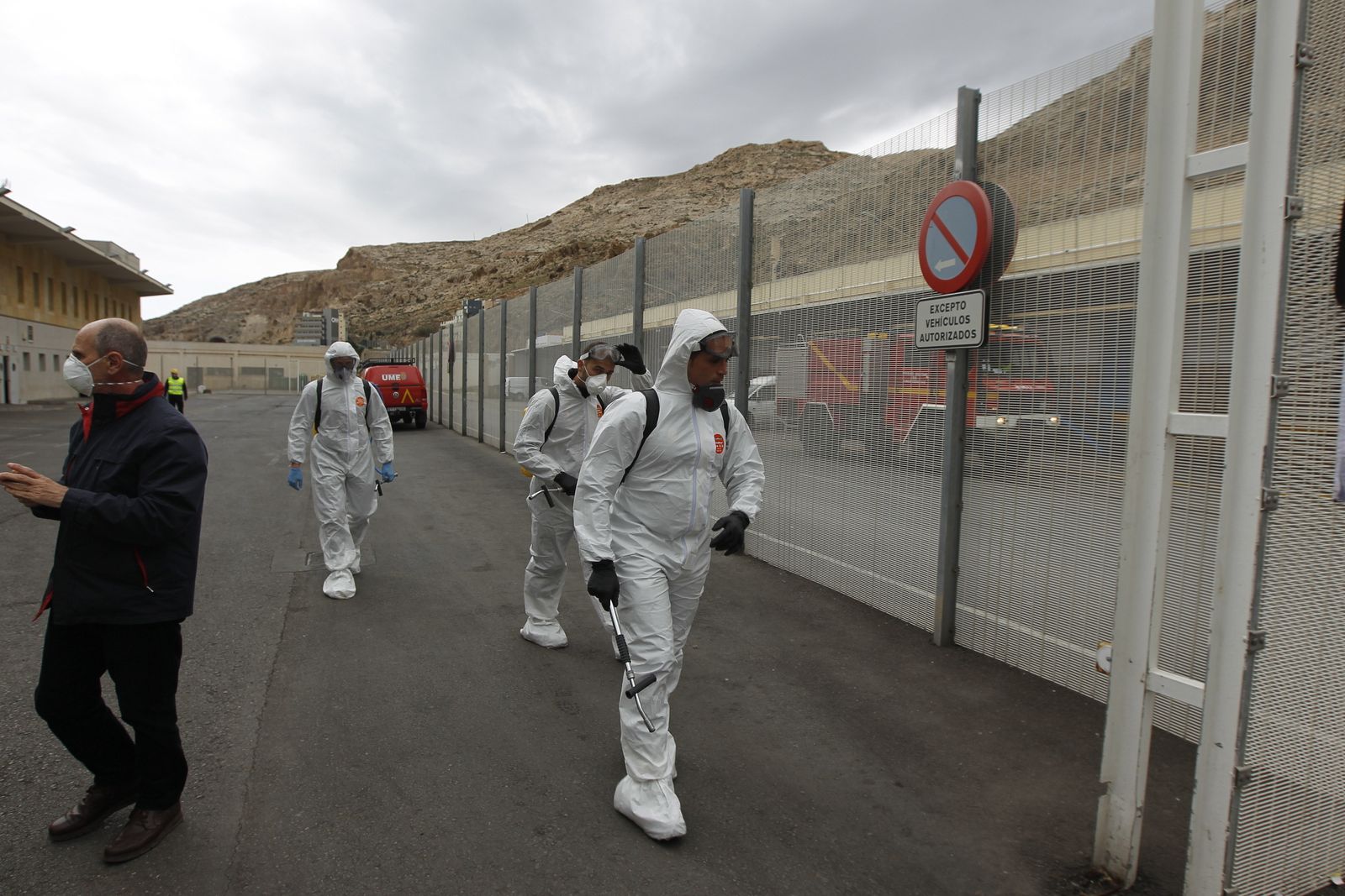 Fotogalería Coronavirus. Actuación UME en Almería.