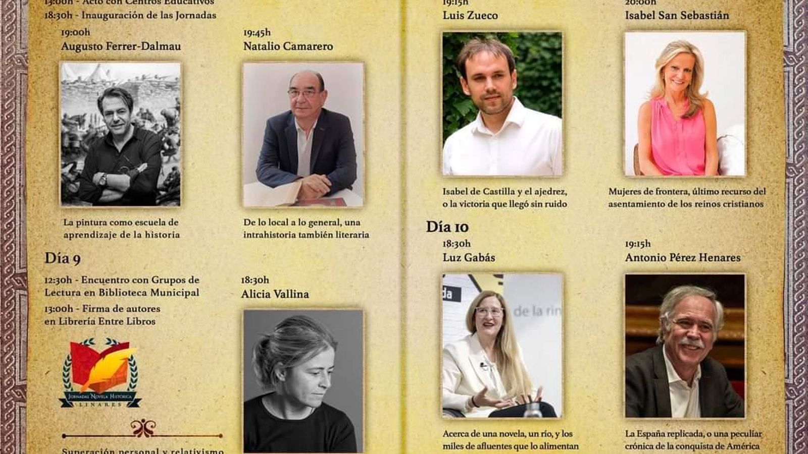 Programación incluida en las segundas jornadas.