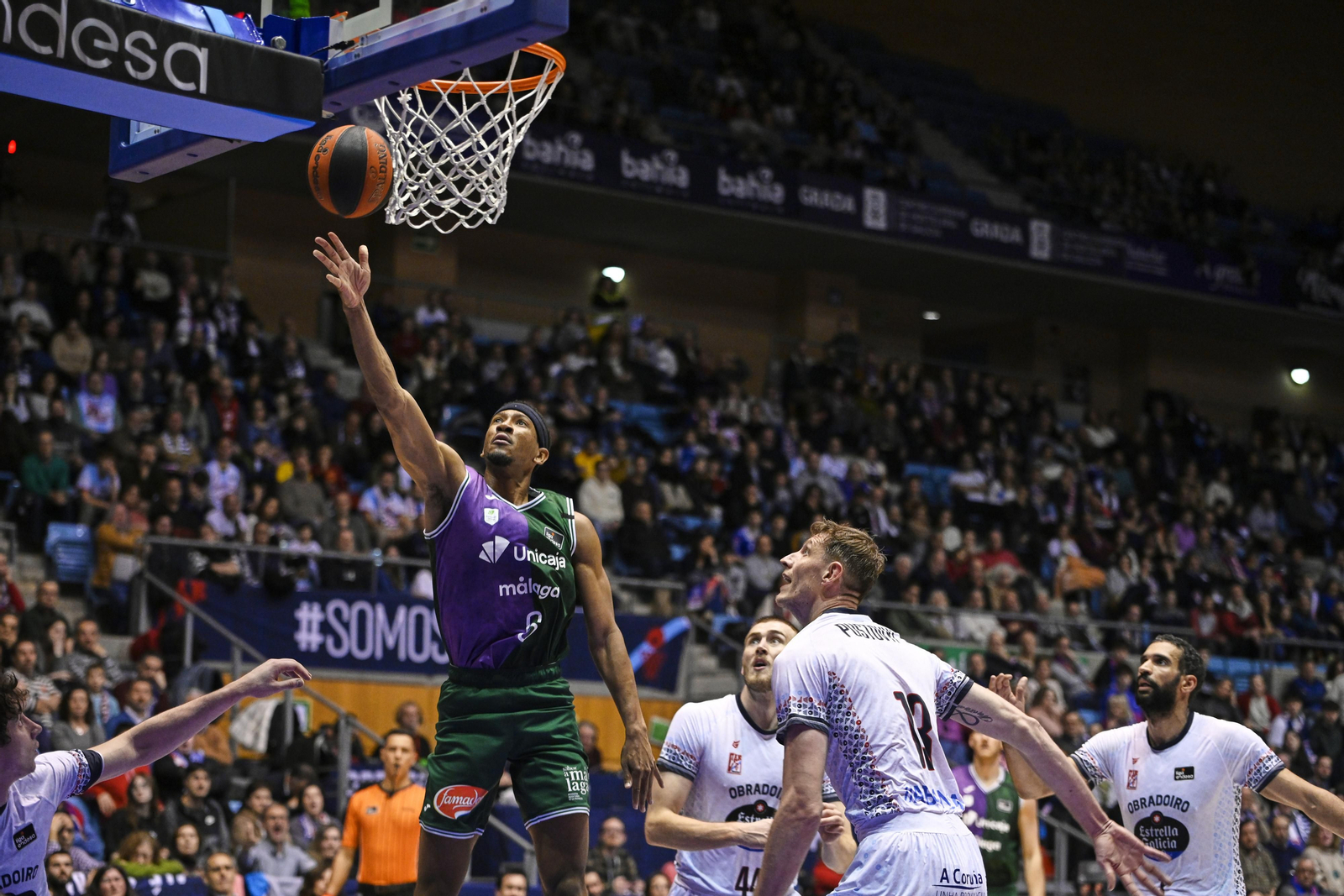 El Obradoiro-Unicaja, en fotos