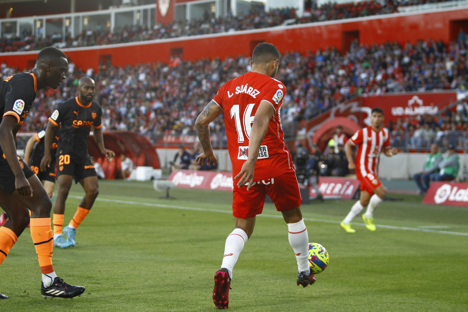 Fotogalería del partido de la Liga Santander, U.D. Almería-Valencia