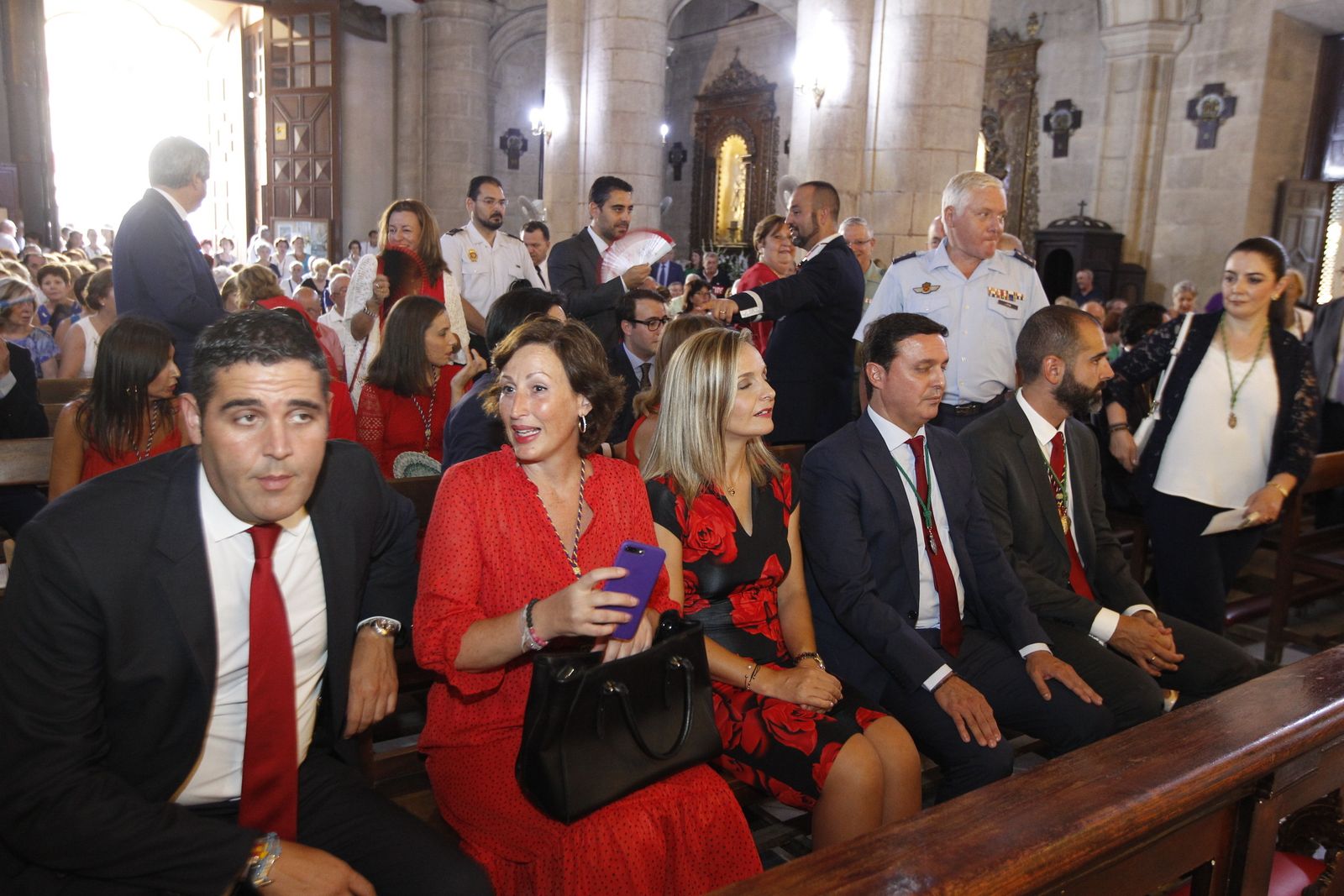 Fotogalería misas en honor a la Virgen del Mar. Feria de Almería 2019