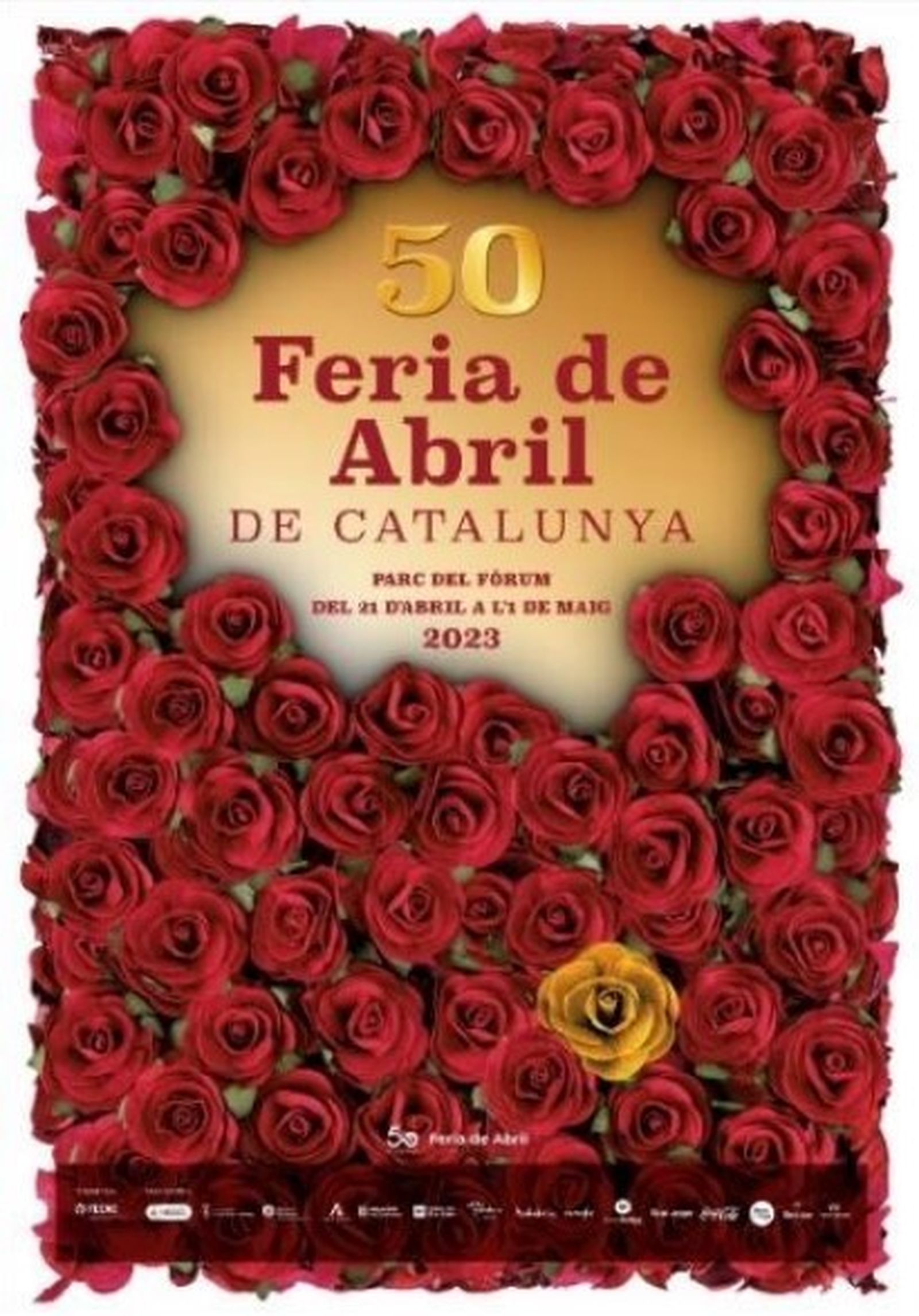 Cartel de la Feria de Abril de Cataluña