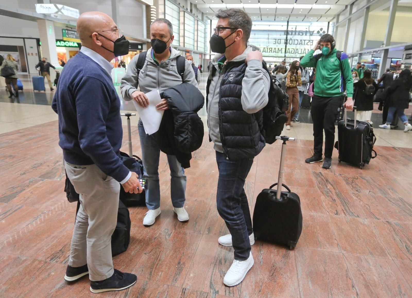 Málaga CF y Unicaja, en el mismo AVE a Zaragoza.
