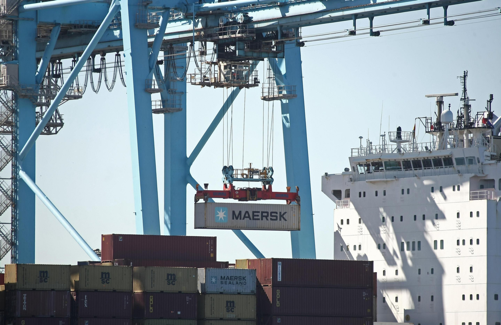 Actividad en APM Terminals Algeciras. Actividad en APM Terminals Algeciras.