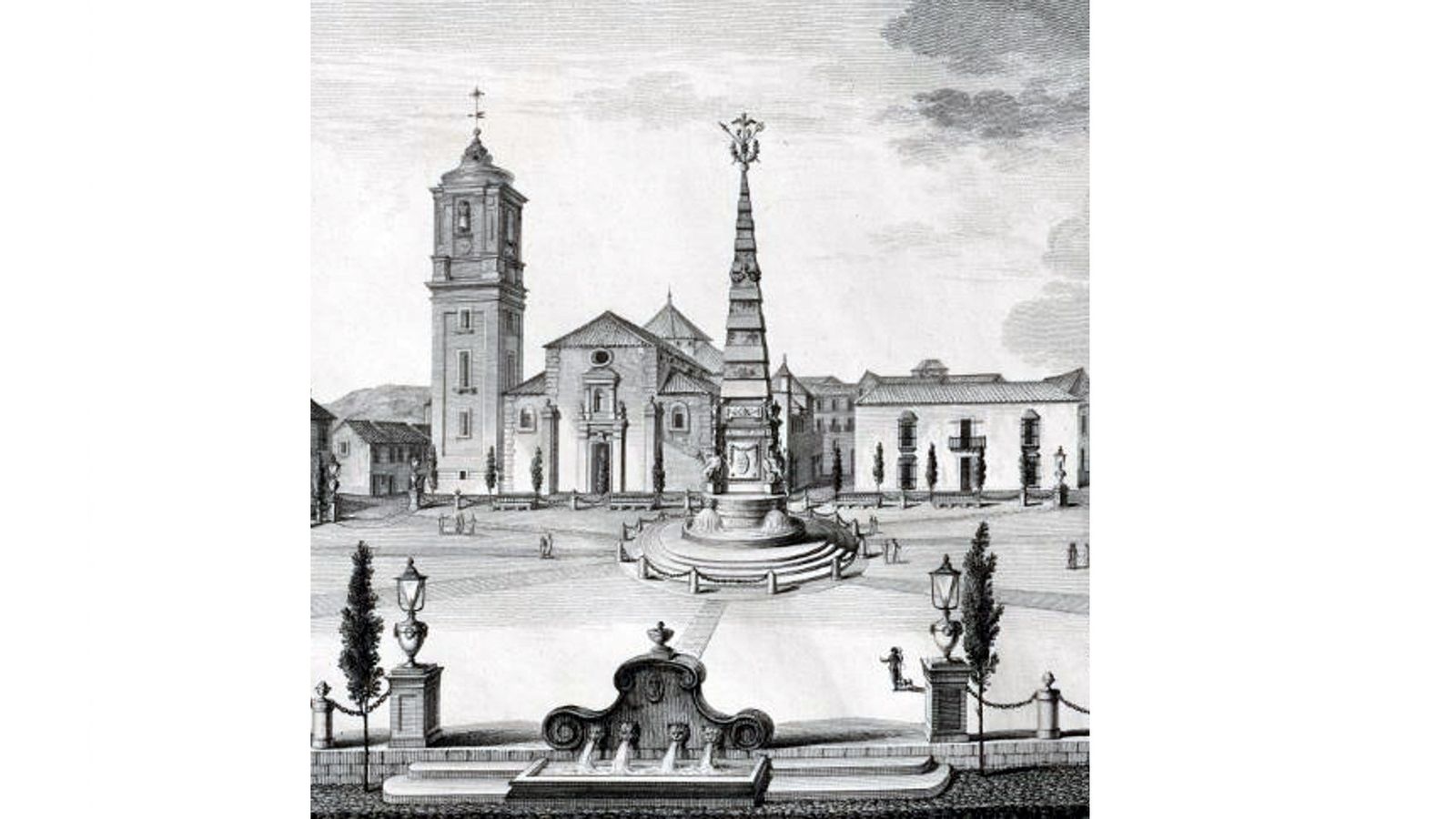 Diseño de la Plaza Alta cargado de simbología masonica