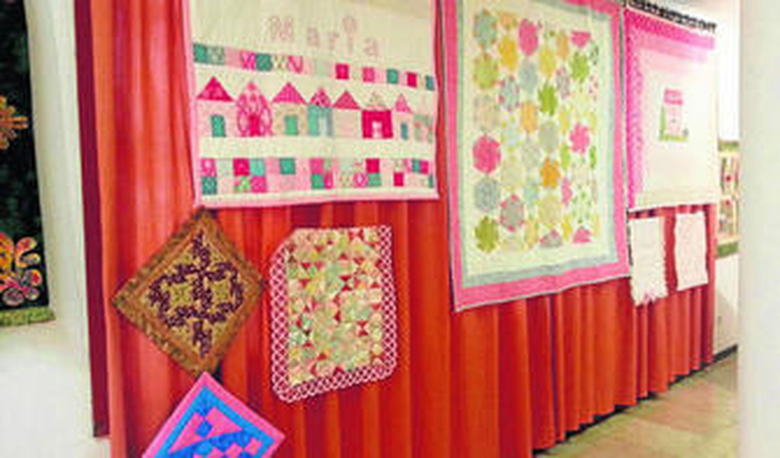 Algunas de las obras que conforman la exposición.