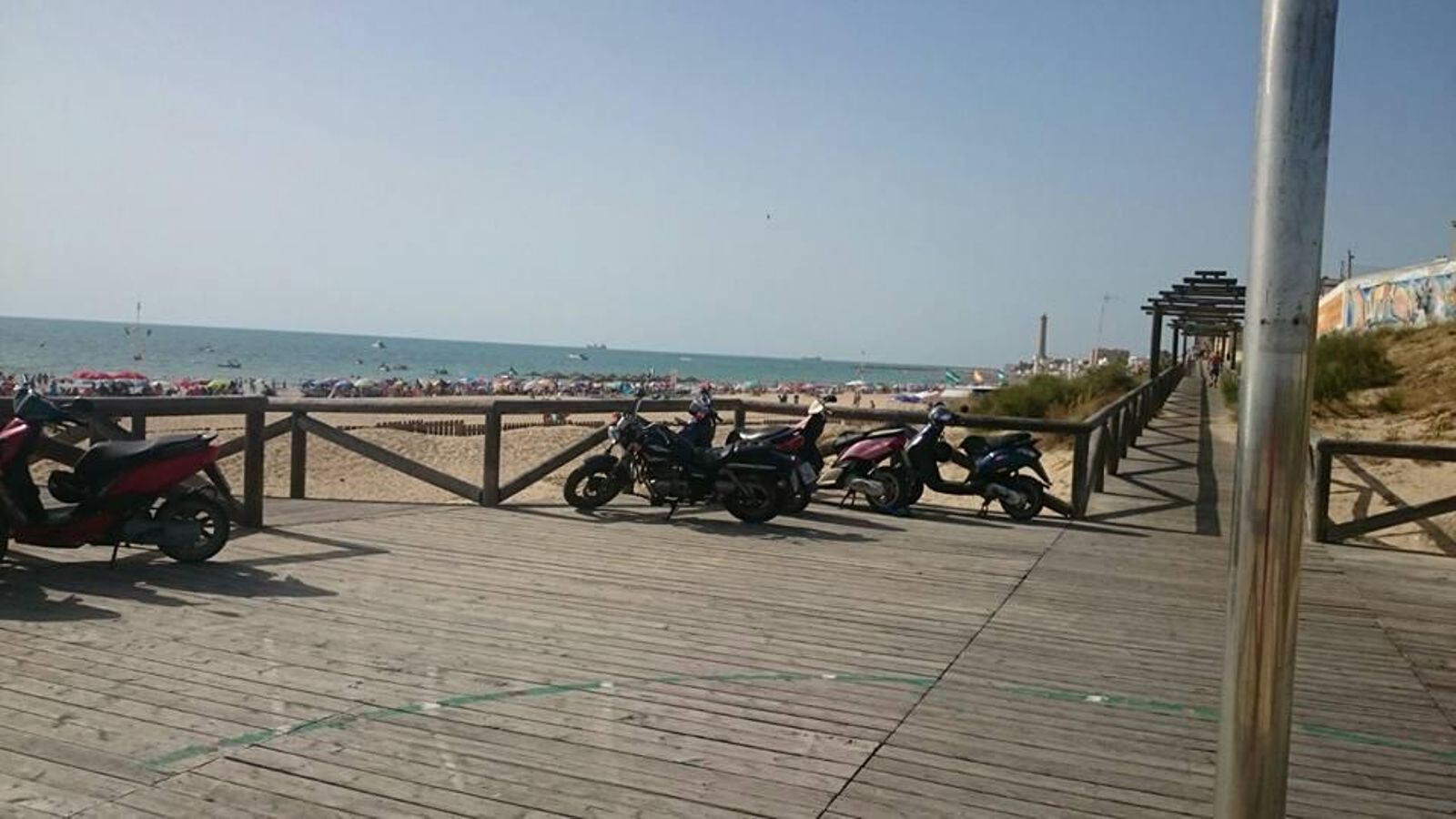 Playa Laguna, en Chipiona.
