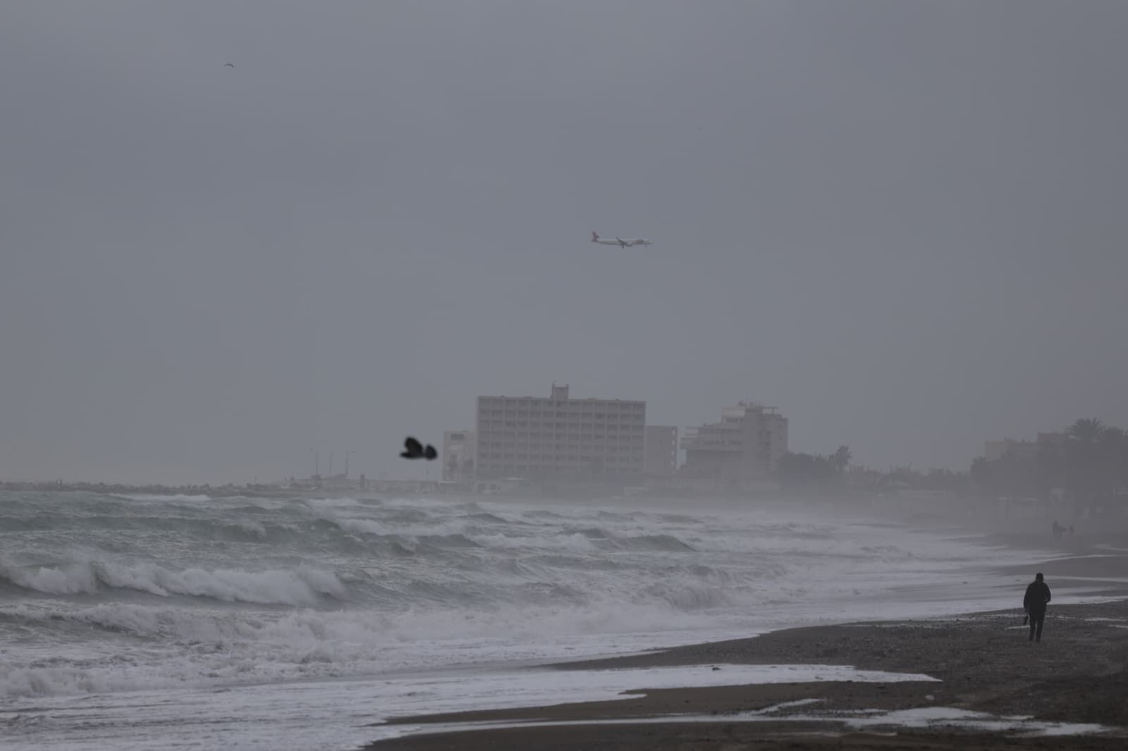 Temporal en la provincia de Málaga este 28 de enero.