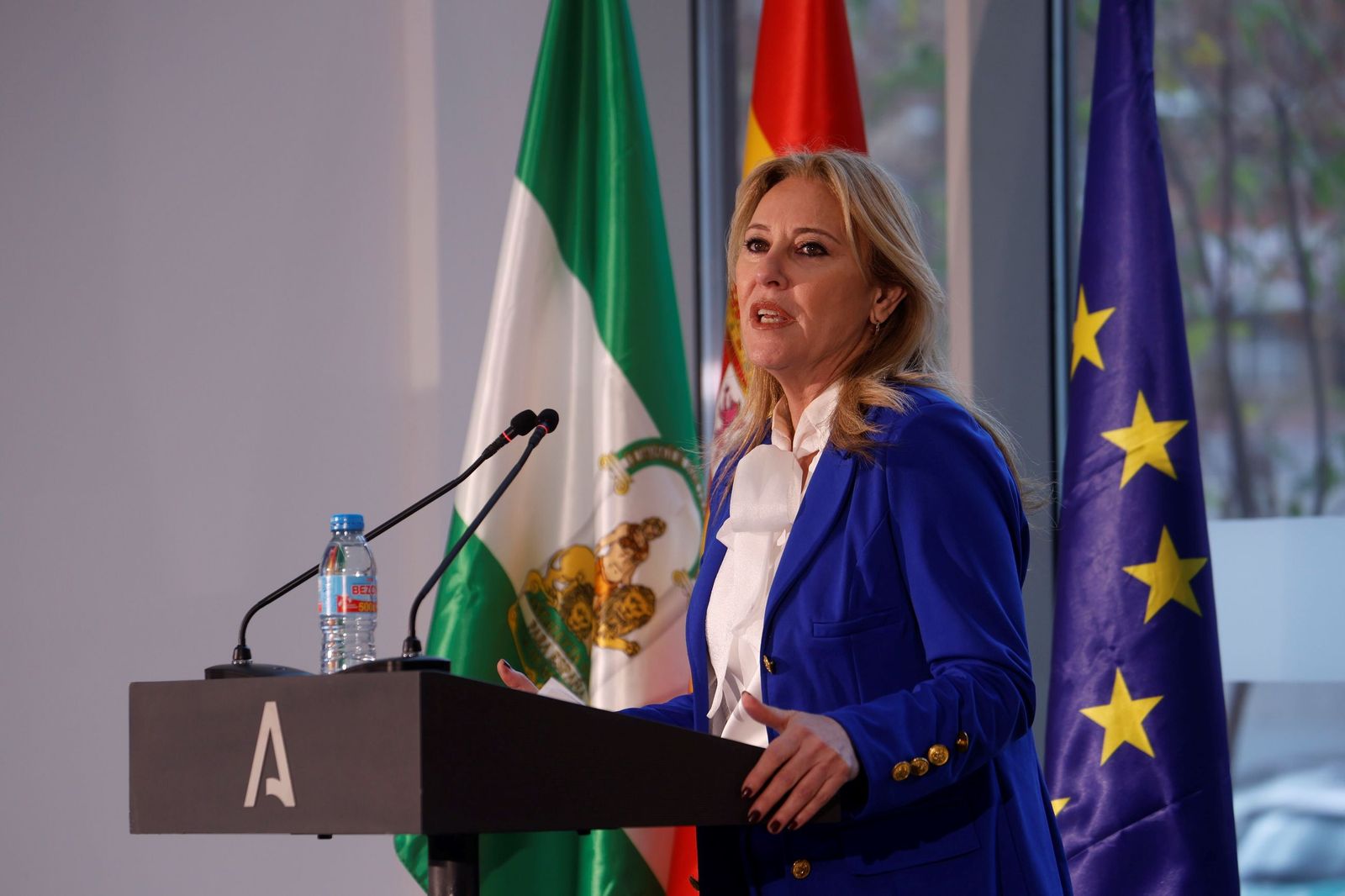 La consejera de Hacienda de la Junta de Andalucía, Carolina España.