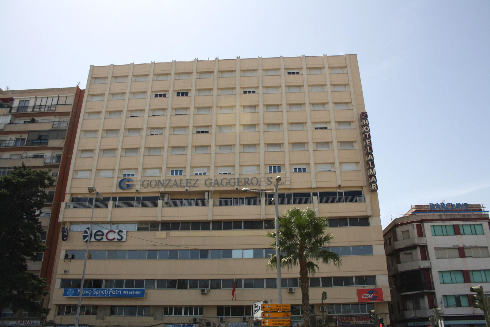 Imagen de archivo del edificio del Hotel Al-Mar.