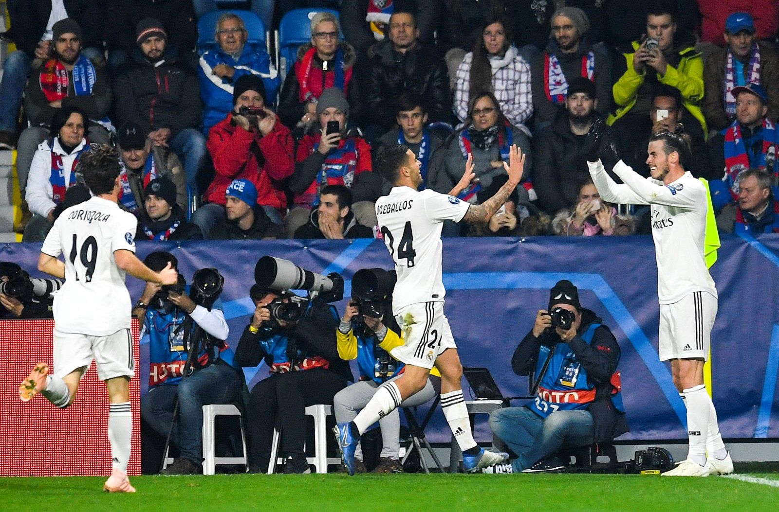 Las imágenes del Viktoria Plzen-Real Madrid