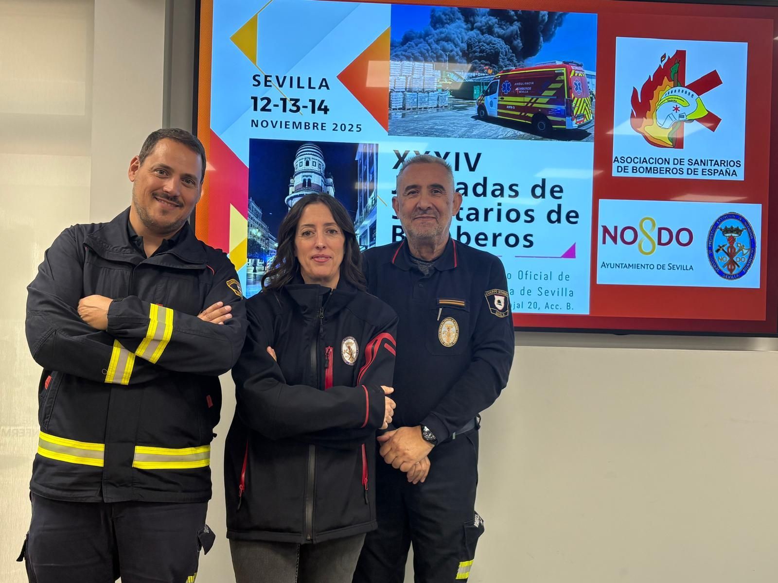 Bomberos y sanitarios intercambian experiencias en Sevilla sobre emergencias y urgencias