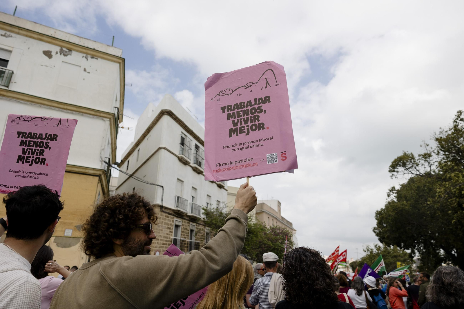 Imágenes de la manifestación del 1 de Mayo en Cádiz