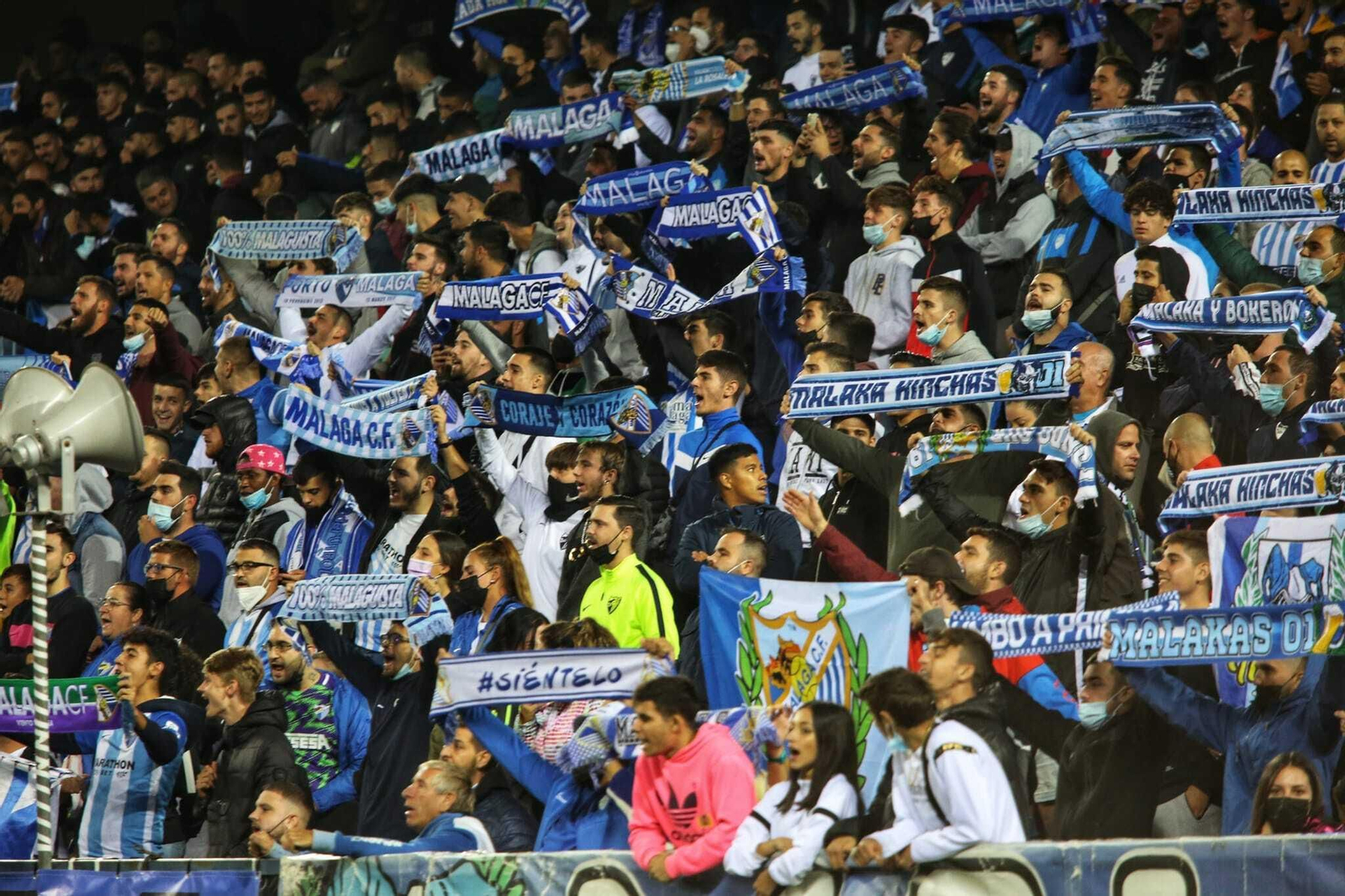 Las fotos del Málaga-Real Sociedad B
