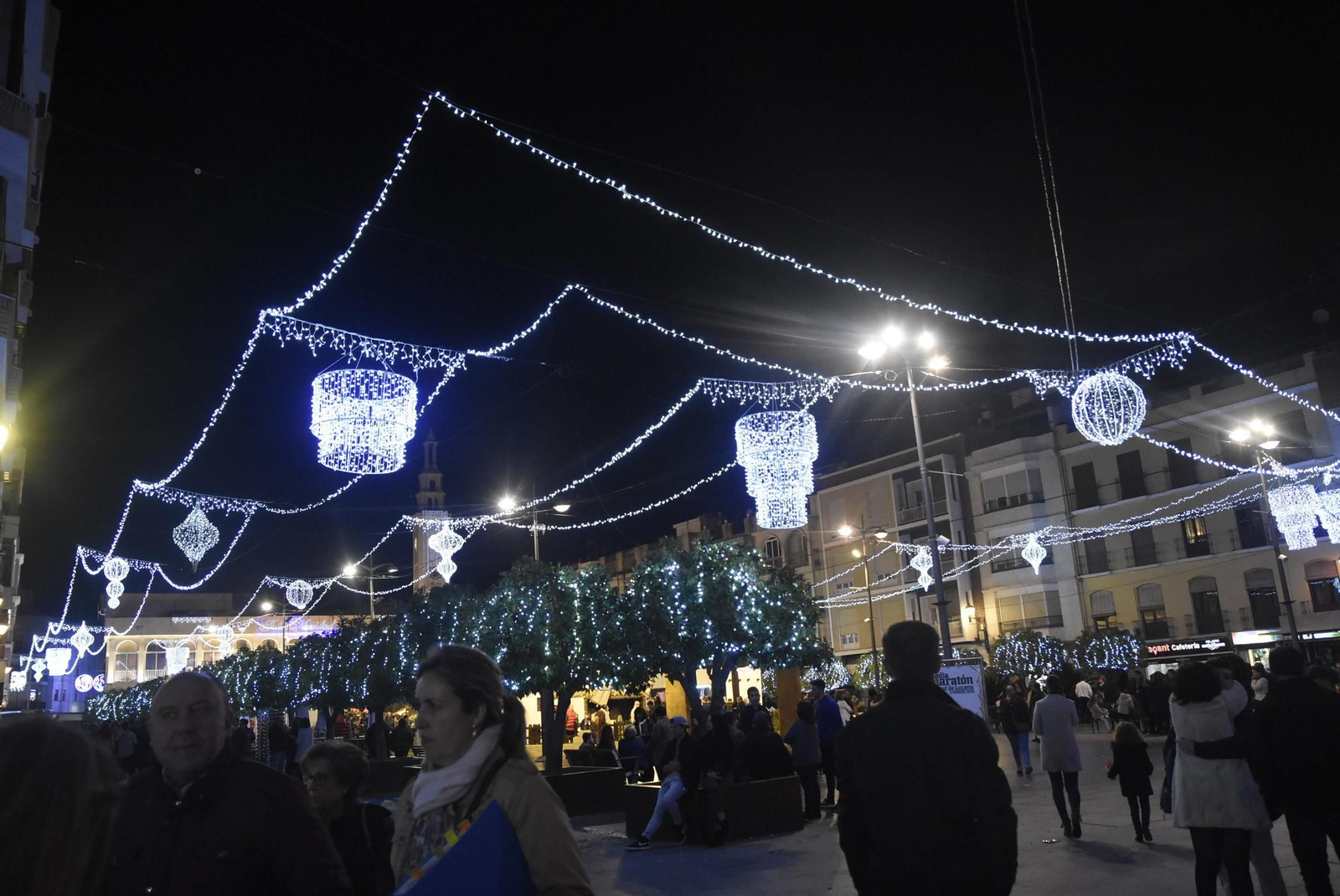 Las imágenes del alumbrado navideño de Lucena