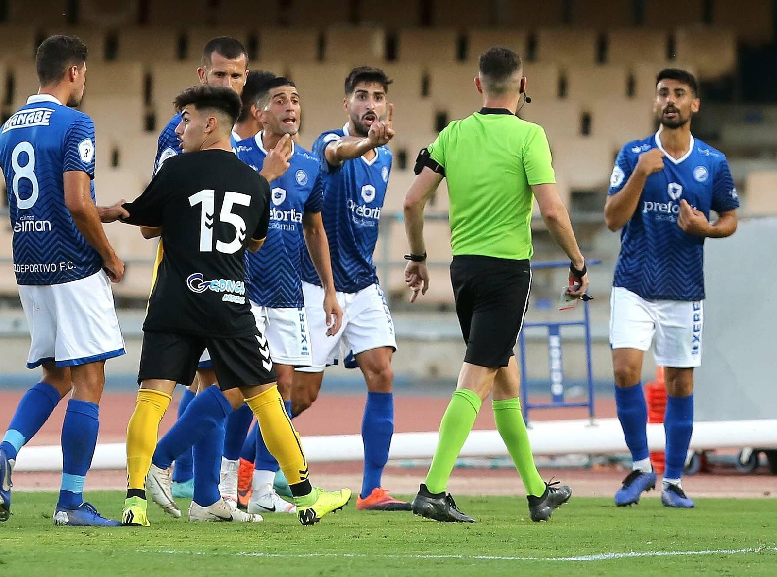 Adri Rodríguez muestra su sorpresa tras ser expulsado el domingo.