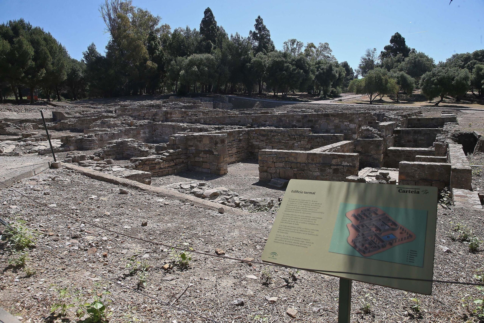 Restos arqueológicos de Carteia.
