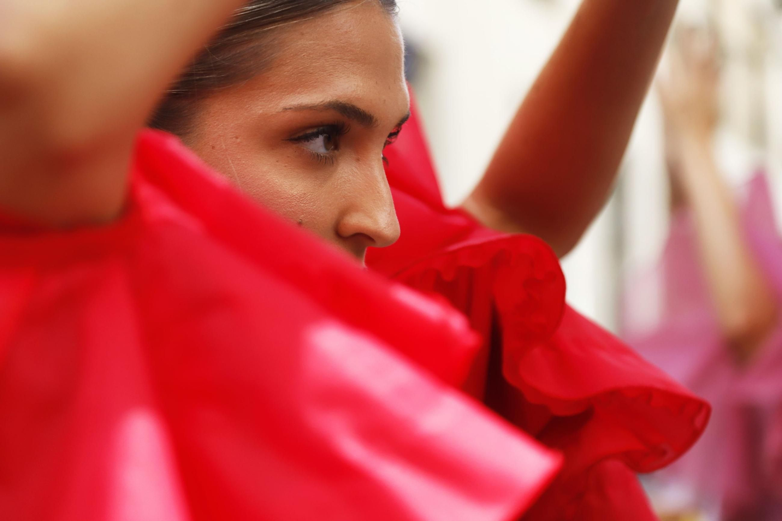 El primer día de Feria del Centro de Málaga, en fotos