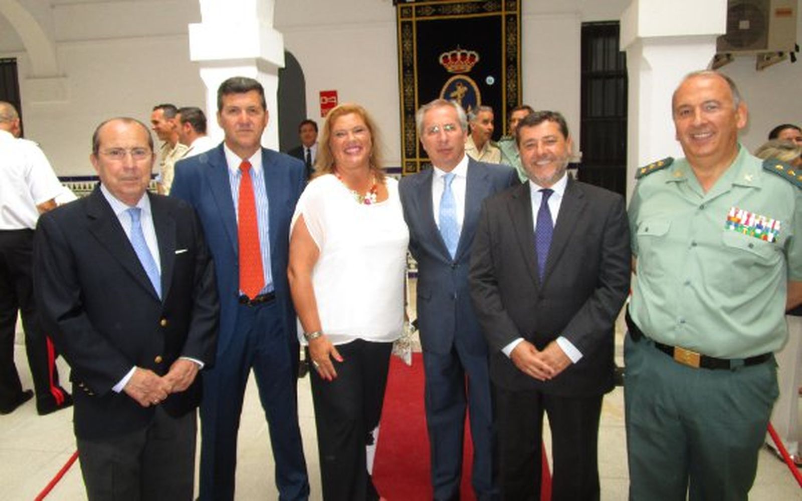 Aurelio Romero, José Manuel Vera, Lola Palomino, Javier de Torre, Alfonso Candón y Jesús Núñez.

Foto: Ignacio Casas de Ciria