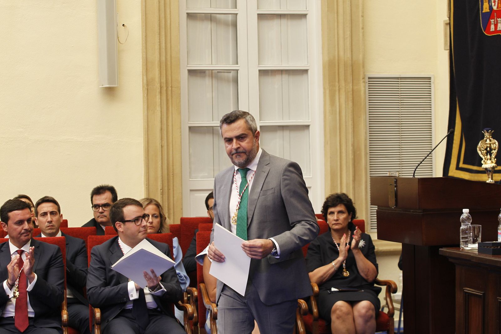 Pleno investidura Presidente Diputación de Almería. Javier Aureliano García