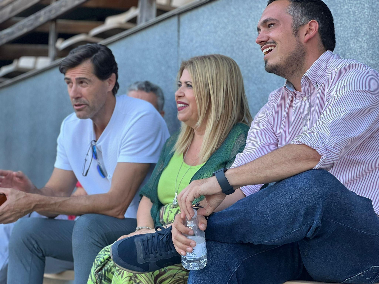Mamen Sánchez, junto a Raúl Chapado y Jesús Alba Mamen Sánchez, junto a Raúl Chapado y Jesús Alba