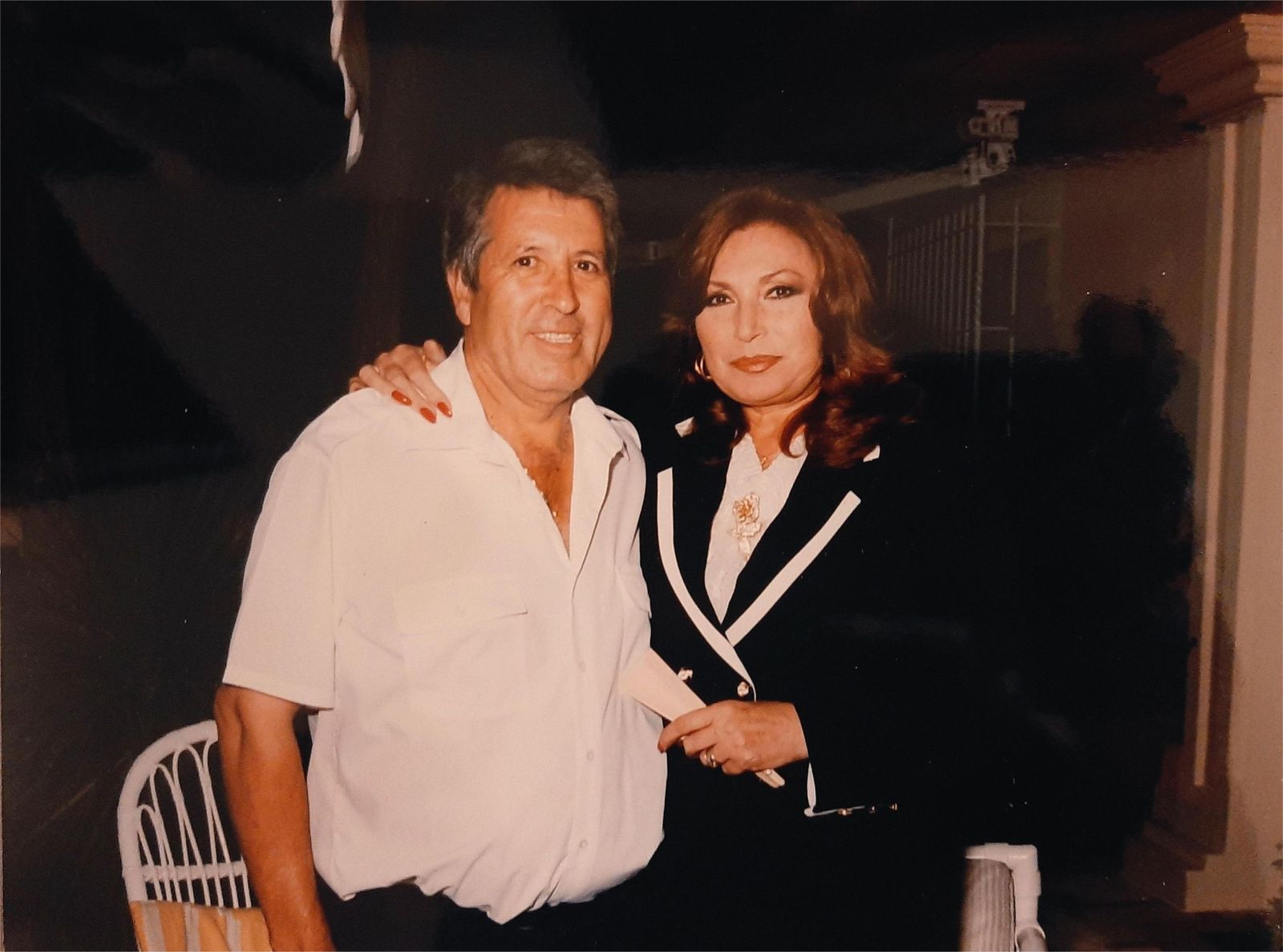 Junto a Rocío Jurado.