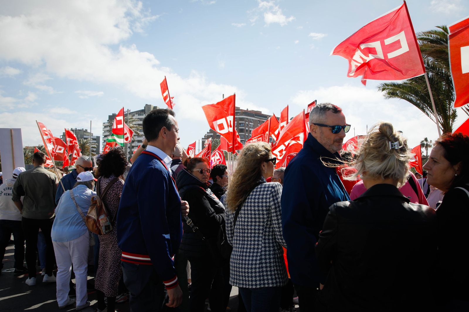 Las imágenes de la manifestación del Día del Trabajador en Almería