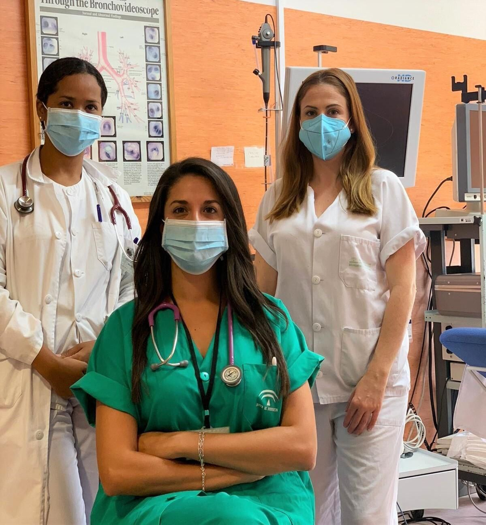 Miembros de la Unidad de Neumología del Infanta Elena.
