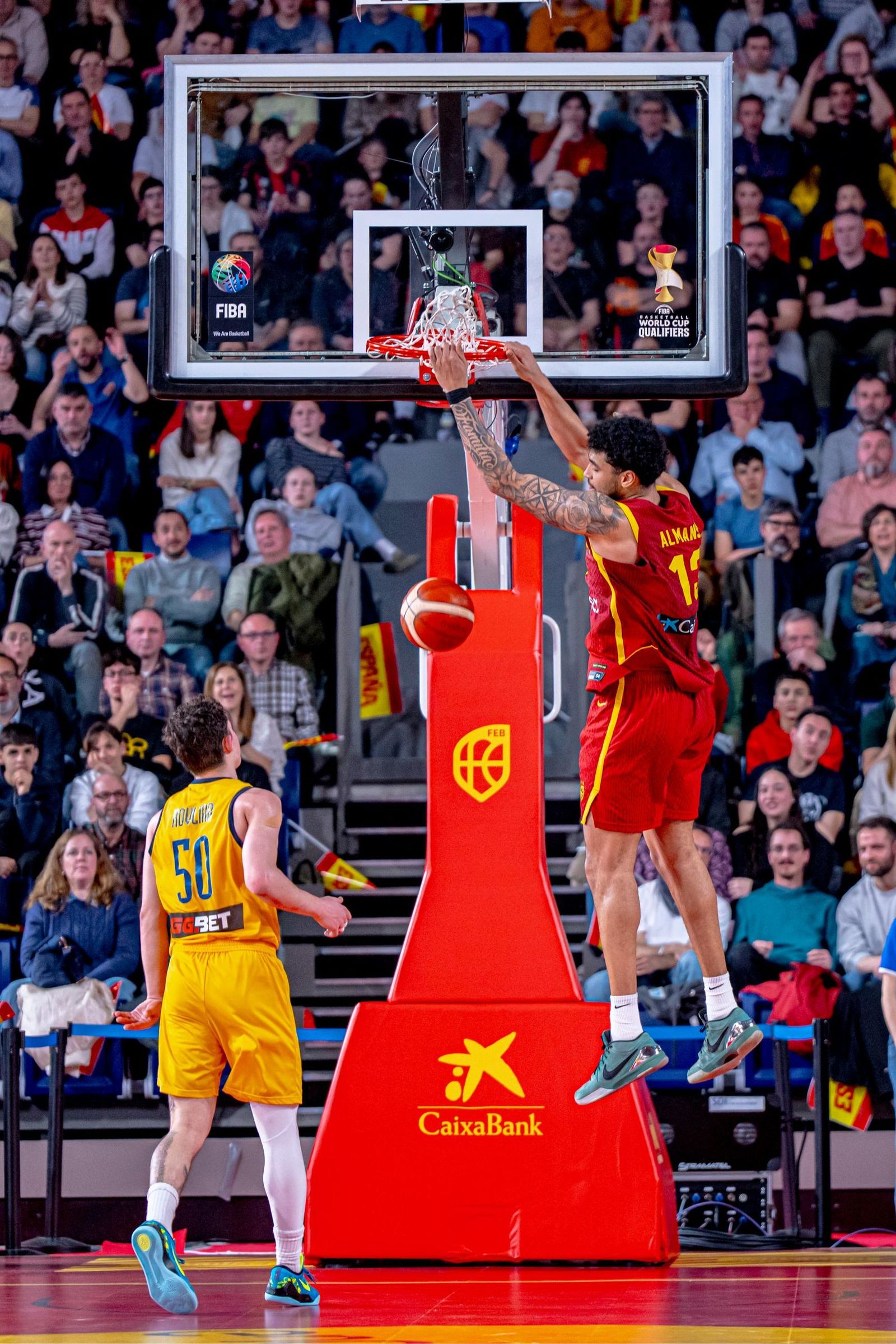 Las mejores fotos del España-Ucrania de baloncesto