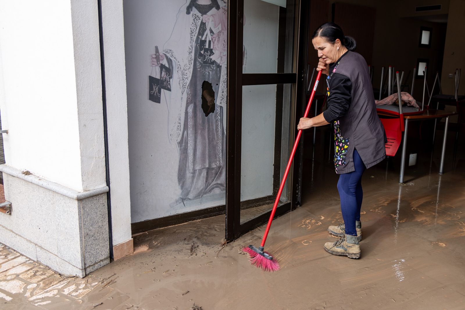 Así queda Monte Lope Álvarez después de la tromba de agua caída