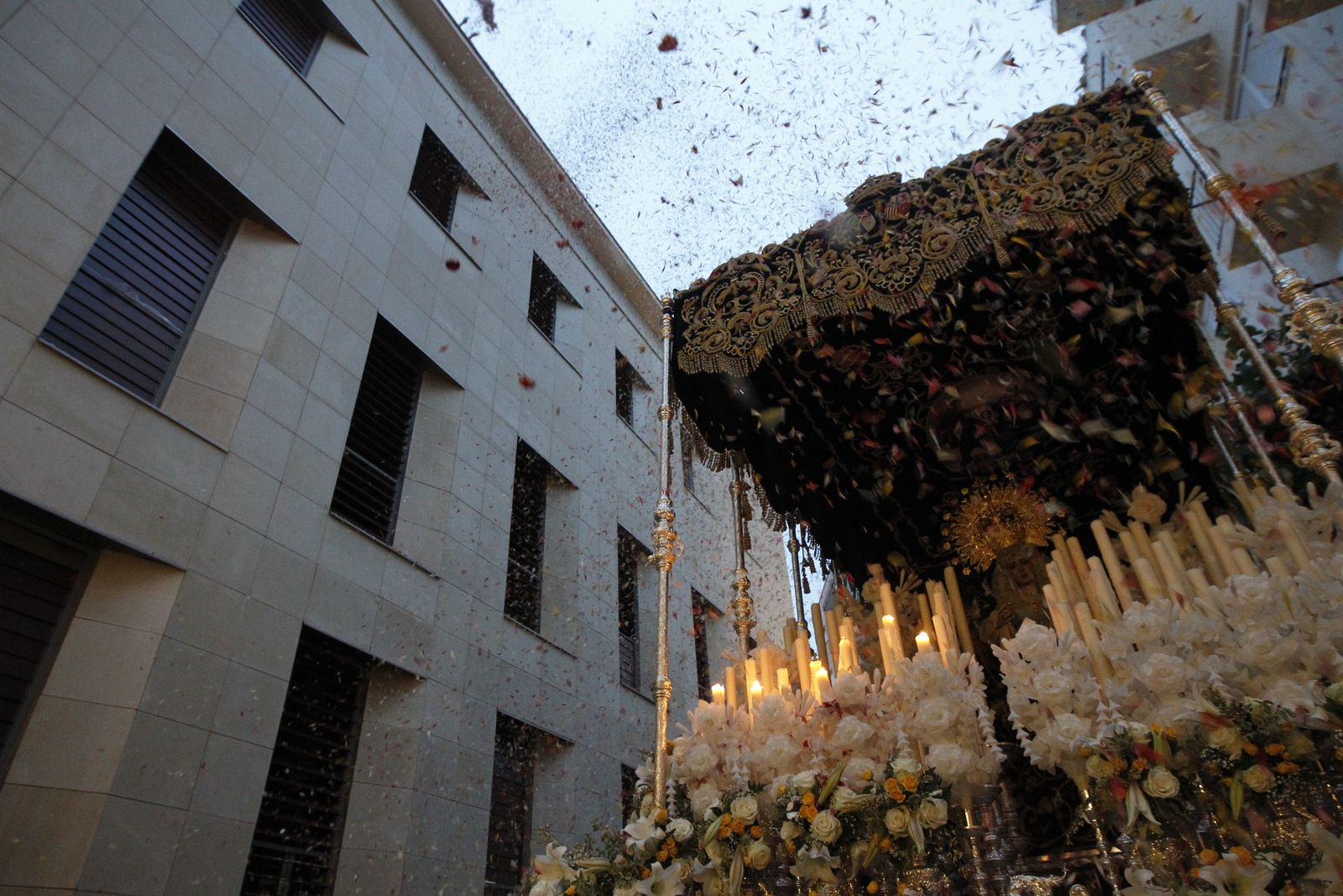 Imágenes de la Procesión de Estudiantes. Semana Santa Almería 2019