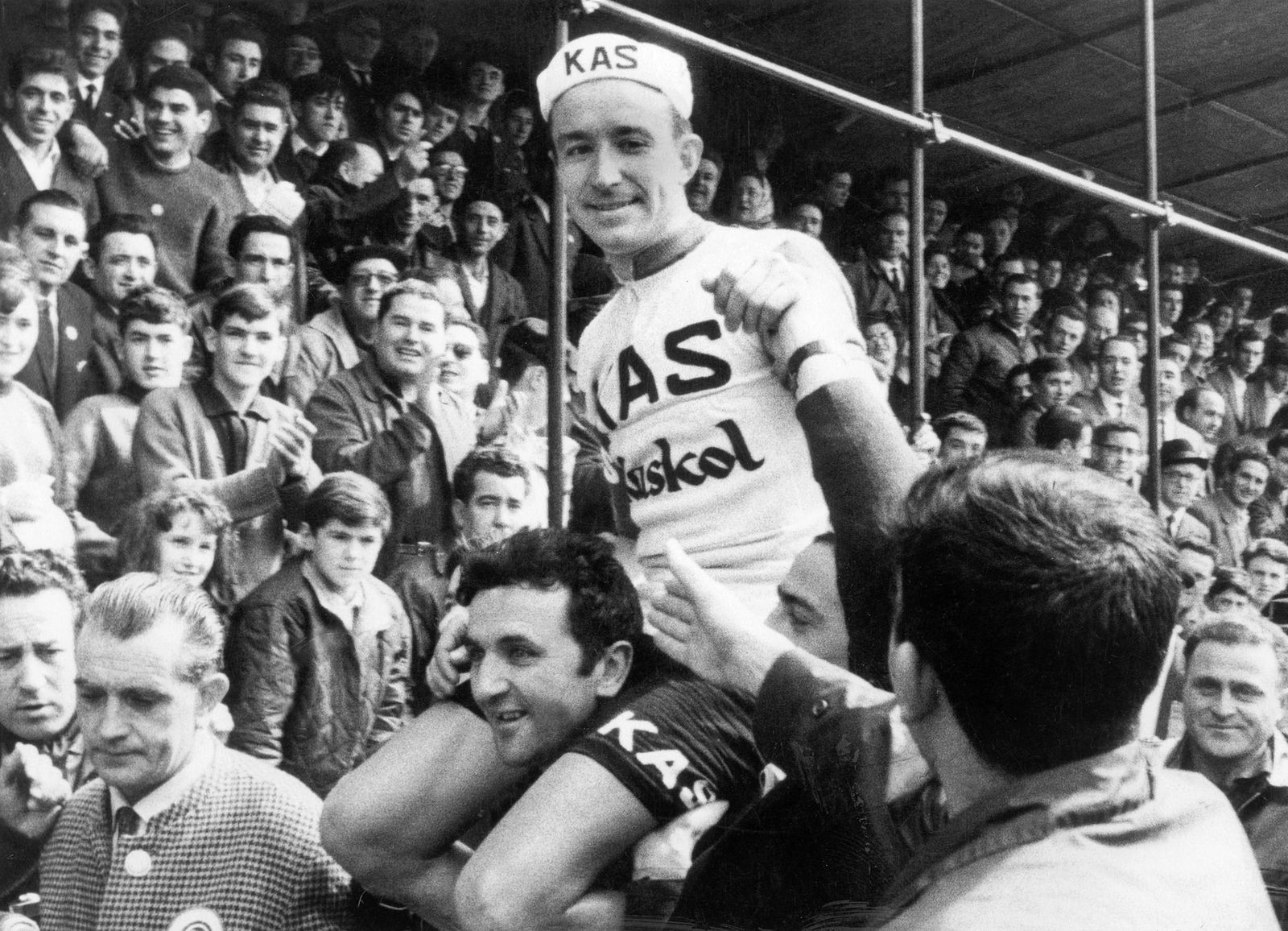 Julio Jiménez en una imagen en Eibar en 1965