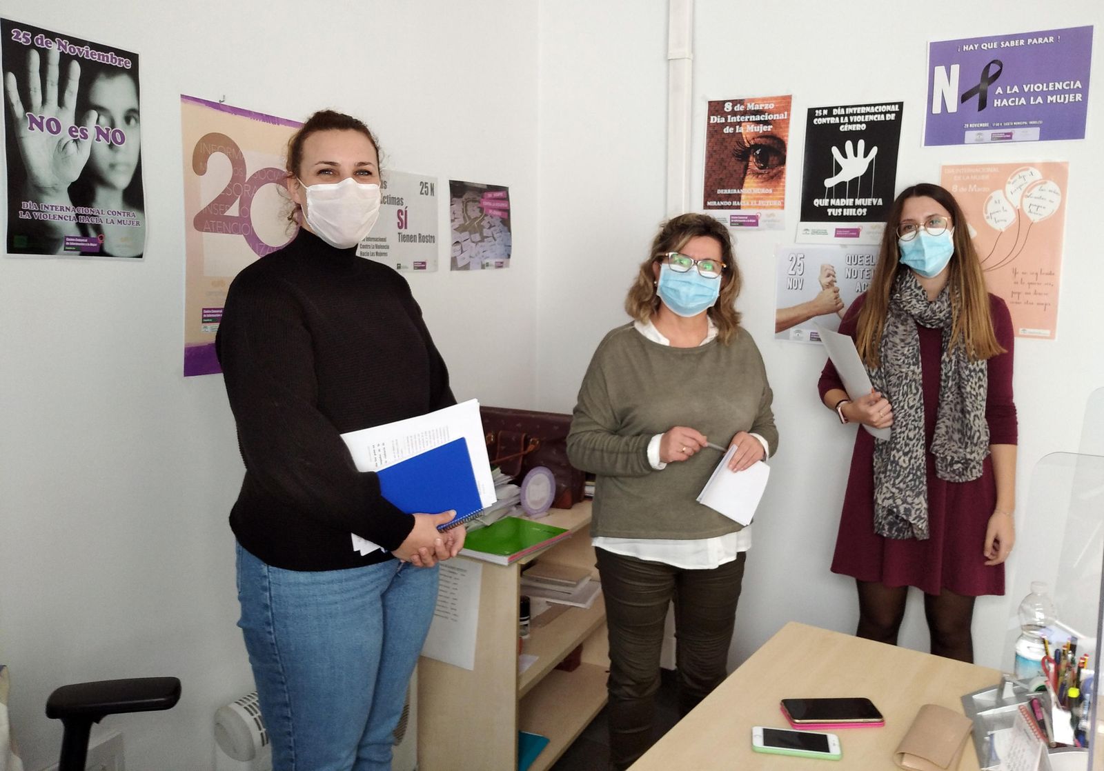 Personal del Centro de Información a la Mujer Campiña Sur de Córdoba.