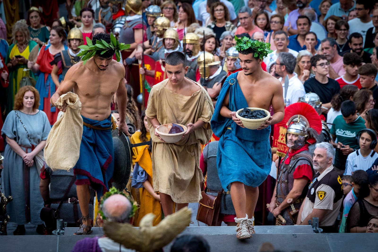 Las imágenes de la procesión del triunfo de Balbo el Menor en Cádiz Romana