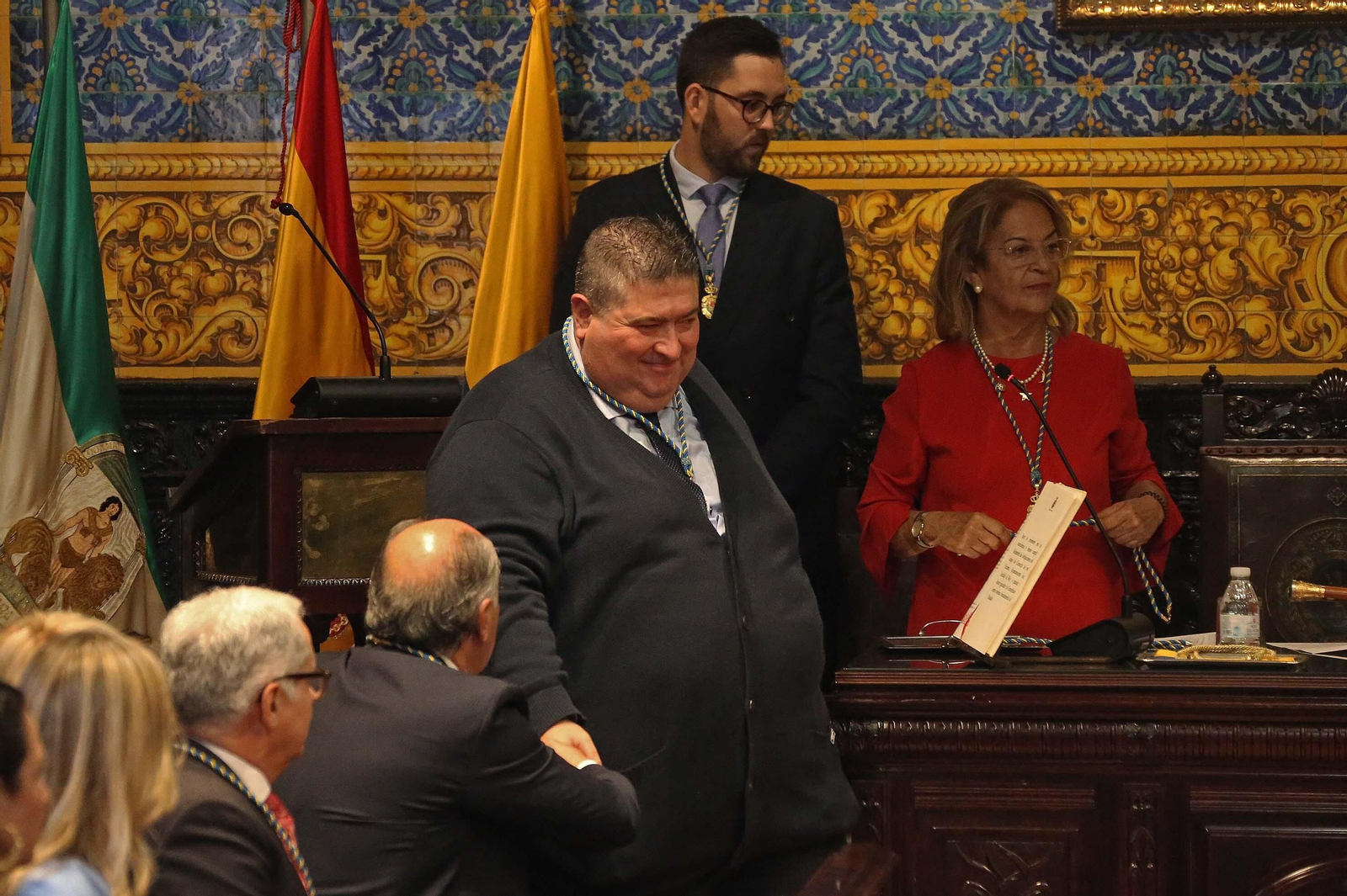 Fotos del pleno de investidura de José Ignacio Landaluce en Algeciras