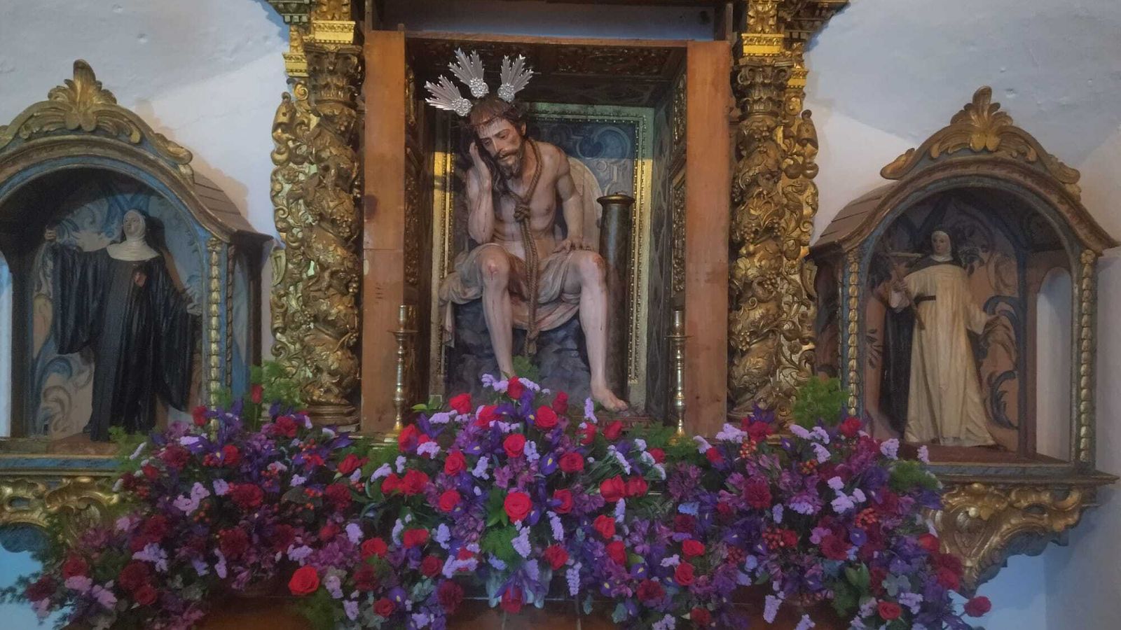 El Señor de la Humildad y Paciencia de Aroche, este Miércoles Santo.