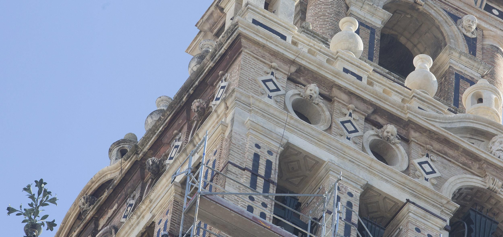 Trabajos de restauración en la Catedral.