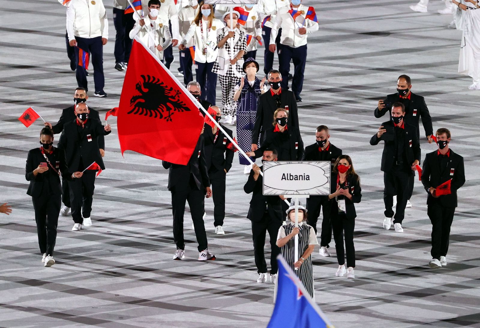 La ceremonia inaugural de los Juegos Olímpicos de Tokio 2020, en imágenes