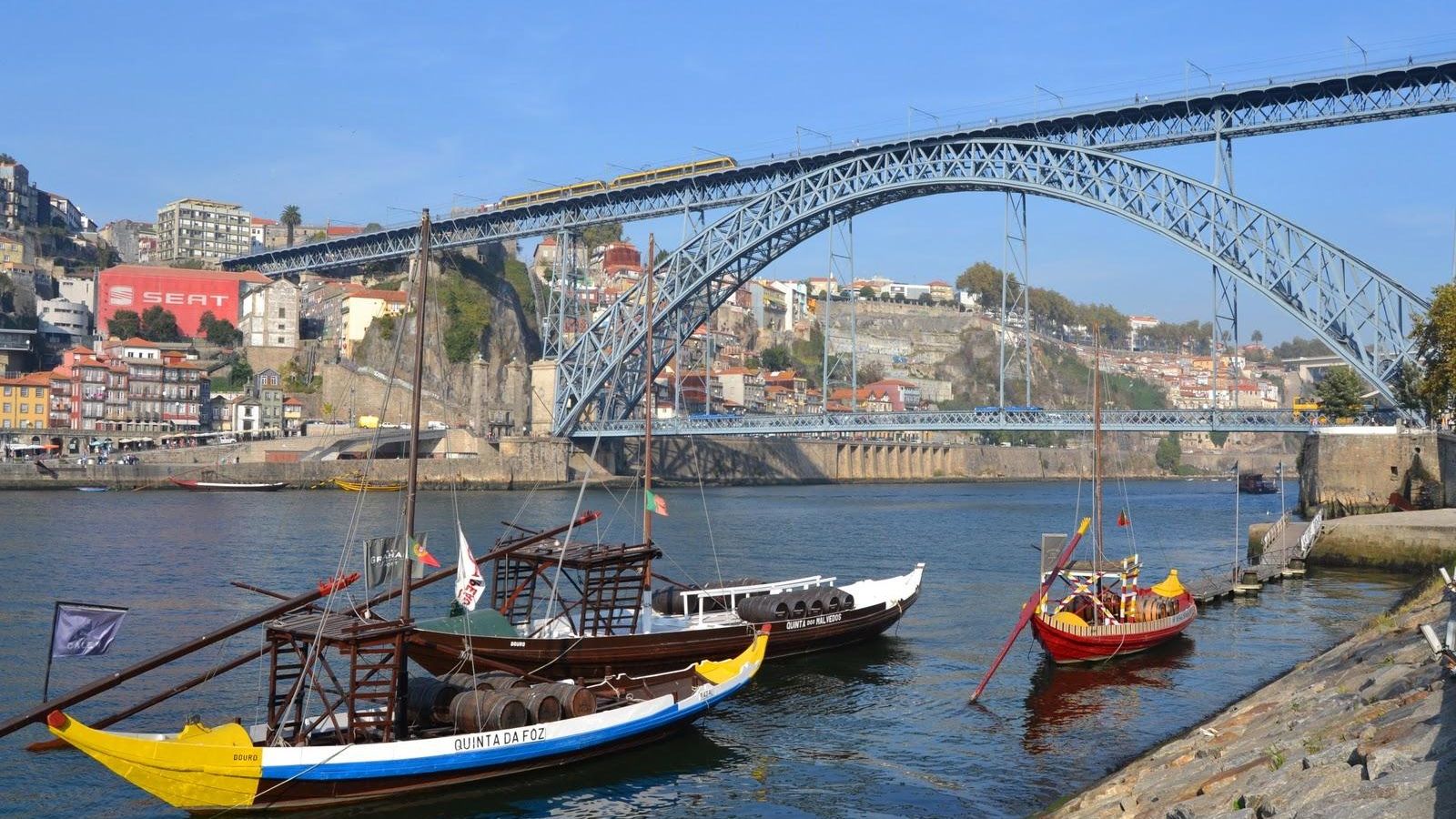 Puente Luis I de Oporto.