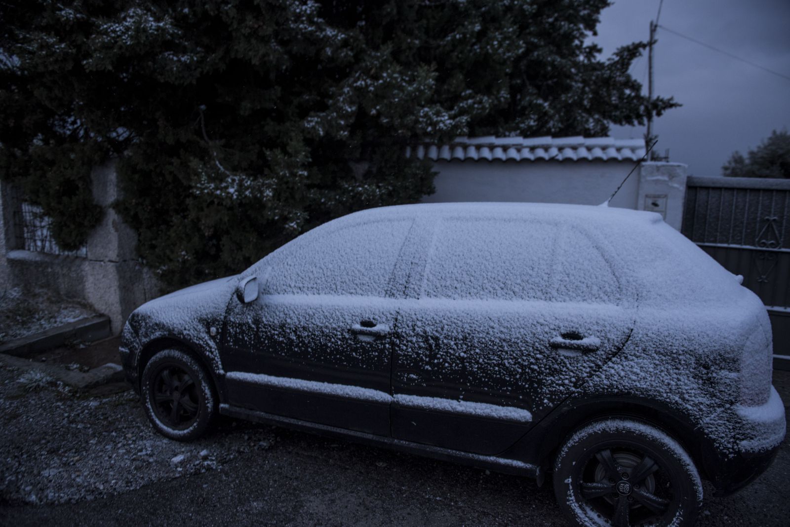 Imágenes de las carreteras cortadas en Granada por la borrasca Gloria